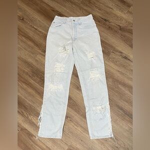 👖Light Faded Distressed Lee Jeans👖